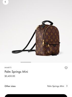 Louis Vuitton Monogram Mini Backpack in Brown and Black